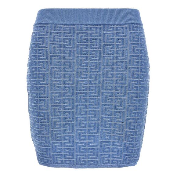 Balmain Women 'Pb' Mini Skirt